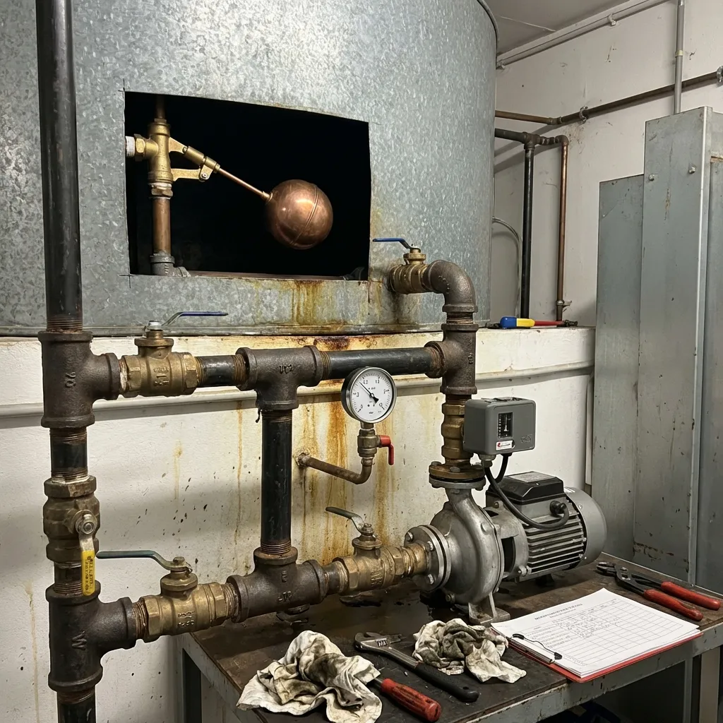 Su Deposu Şamandıra ve Hidrofor Arızaları: Çözüm Yolları